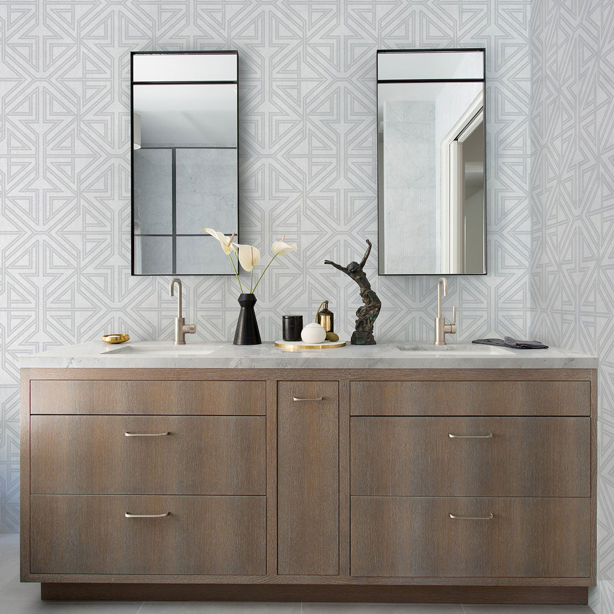 FD26227 Kachel Scott Living II by Drew & Jonathan Grey Wallpaper by A Street Prints