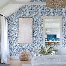 FD26237 Leandra Scott Living II by Drew & Jonathan Indigo Wallpaper by A Street Prints