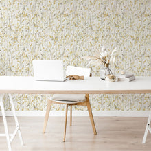 FD26240 Leandra Scott Living II by Drew & Jonathan Yellow and Grey Wallpaper by A Street Prints
