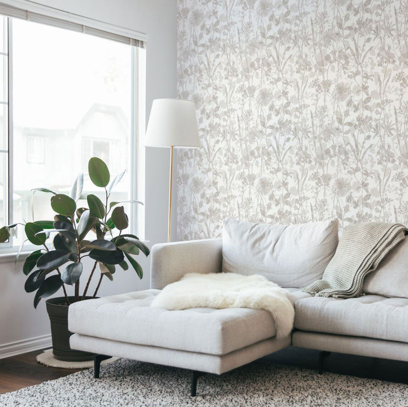 FD26281 Aubree Scott Living II by Drew & Jonathan Natural Wallpaper by A Street Prints