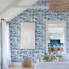 FD26283 Aubree Scott Living II by Drew & Jonathan Blue Wallpaper by A Street Prints