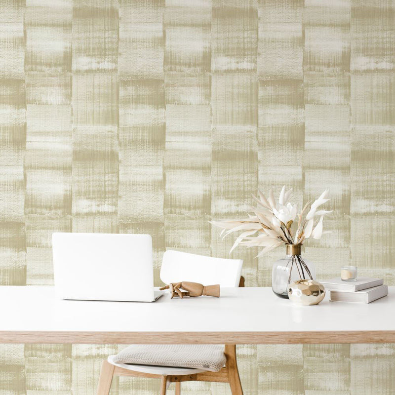 FD26285 Rowen Scott Living II by Drew & Jonathan Gold Wallpaper by A Street Prints