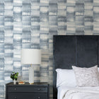 FD26288 Rowen Scott Living II by Drew & Jonathan Blue Wallpaper by A Street Prints