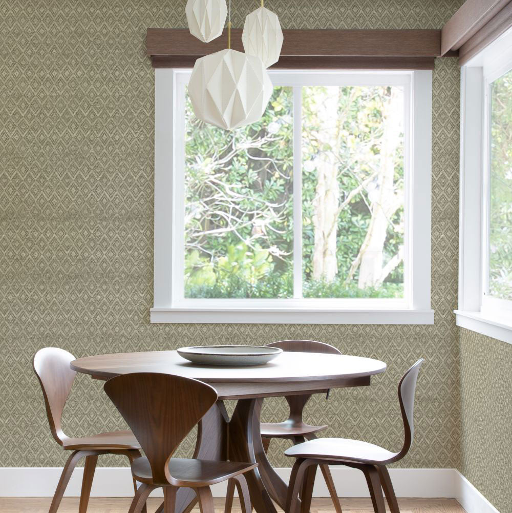 FD26289 Silas Scott Living II by Drew & Jonathan Taupe Wallpaper by A Street Prints