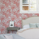 FD26301 Irina Happy Coral Wallpaper by A Street Prints