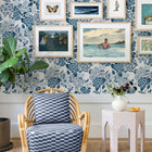 FD26304 Irina Happy Royal Blue Wallpaper by A Street Prints