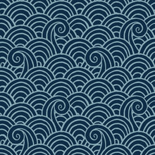 FD26305 Alorah Happy Navy Wallpaper by A Street Prints