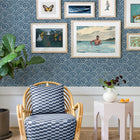 FD26309 Alorah Happy Royal Blue Wallpaper by A Street Prints