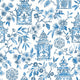 Helanie Happy Royal Blue Wallpaper by A Street Prints