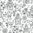 FD26311 Helanie Happy Monochrome Wallpaper by A Street Prints