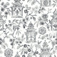 Helanie Happy Monochrome Wallpaper by A Street Prints