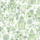 Helanie Happy Green Wallpaper by A Street Prints