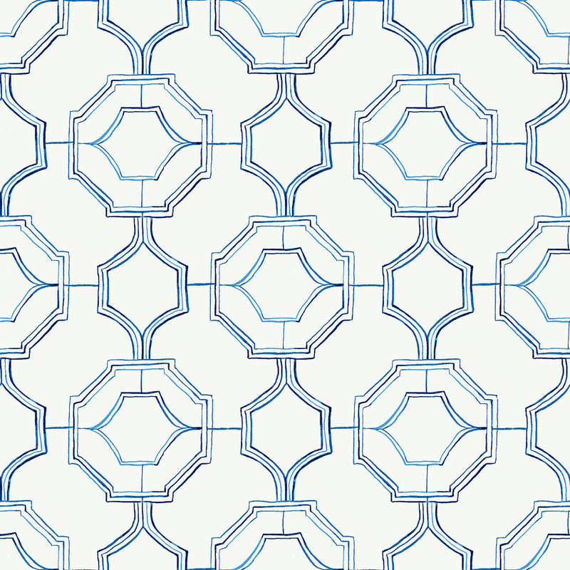 FD26314 Gallina Happy Royal Blue Wallpaper by A Street Prints