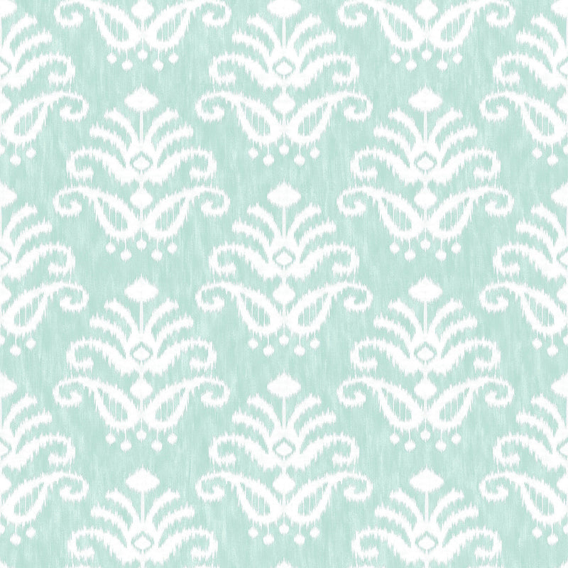 FD26327 Keaton Happy Aqua Wallpaper by A Street Prints