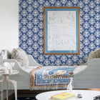 FD26329 Keaton Happy Blue Wallpaper by A Street Prints