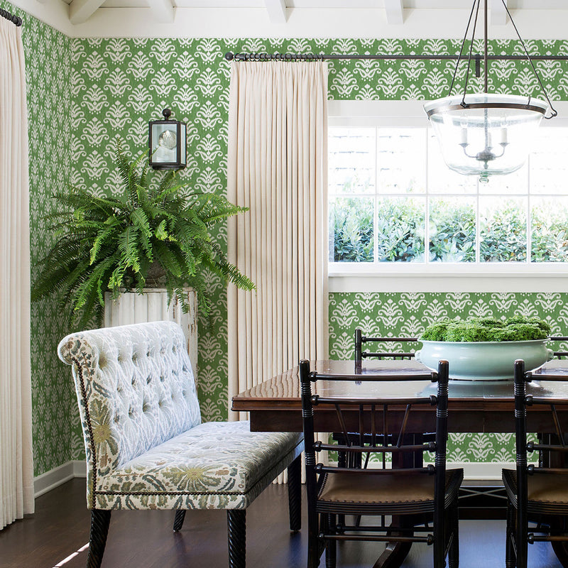 FD26331 Keaton Happy Green Wallpaper by A Street Prints