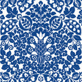 Marni Happy Royal Blue Wallpaper by A Street Prints