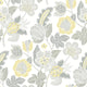 Jacobean Happy Grey Wallpaper by A Street Prints