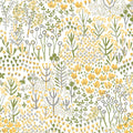 Pasture Happy Ochre Wallpaper by A Street Prints