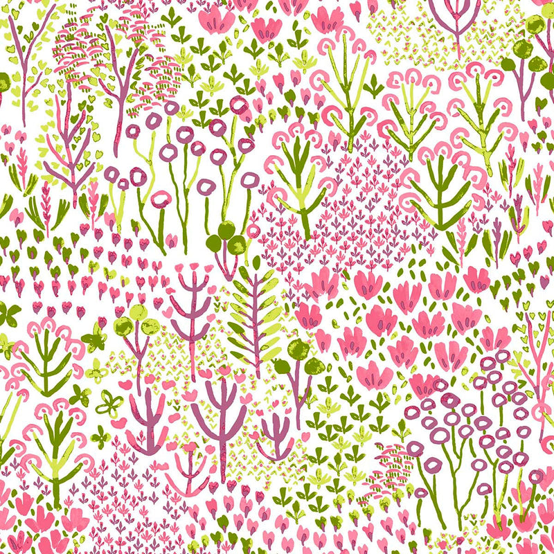 FD26349 Pasture Happy Pink Wallpaper by A Street Prints