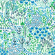 Pasture Happy Blue Wallpaper by A Street Prints