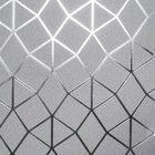 FD42489 Platinum Luxury Foil Geometric Silver Wallpaper by Fine Decor