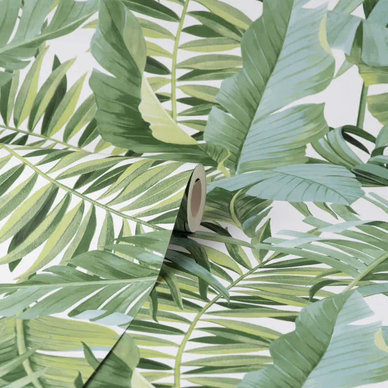 FD42850 Maui Tropical Green Wallpaper by Fine Decor