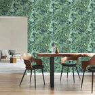 FD42851 Maui Tropical Navy Blue Wallpaper by Fine Decor