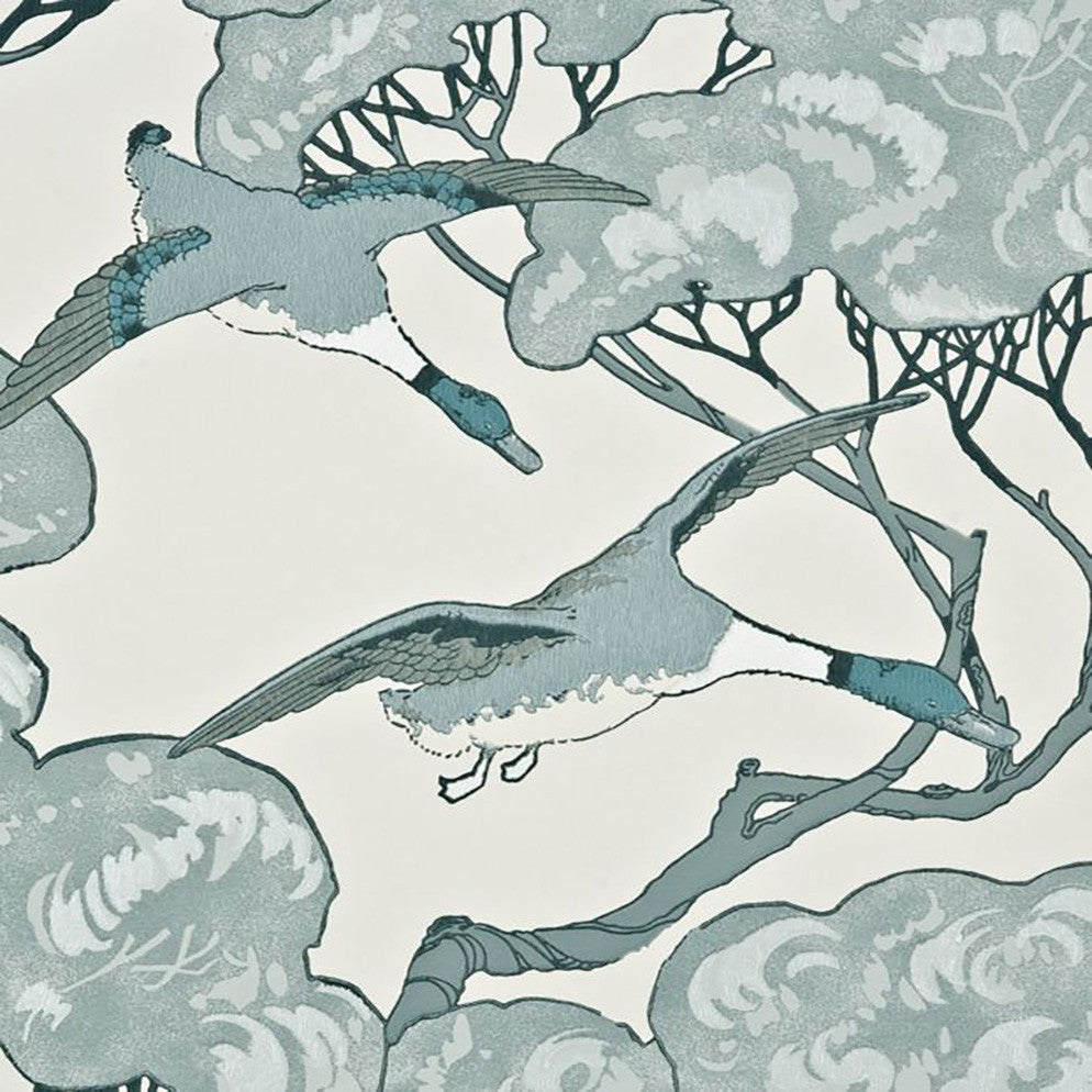 FG066R104 Heirloom Flying Ducks Wallpaper From Mulberry Home
