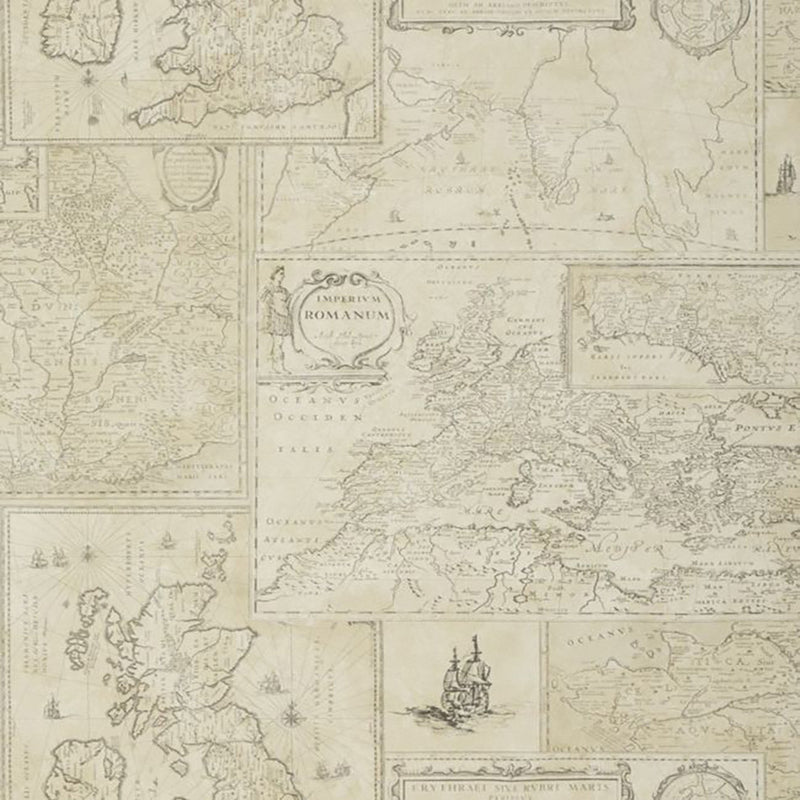 FG077/J107 Bohemian Travels Wallpaper by Mulberry Home