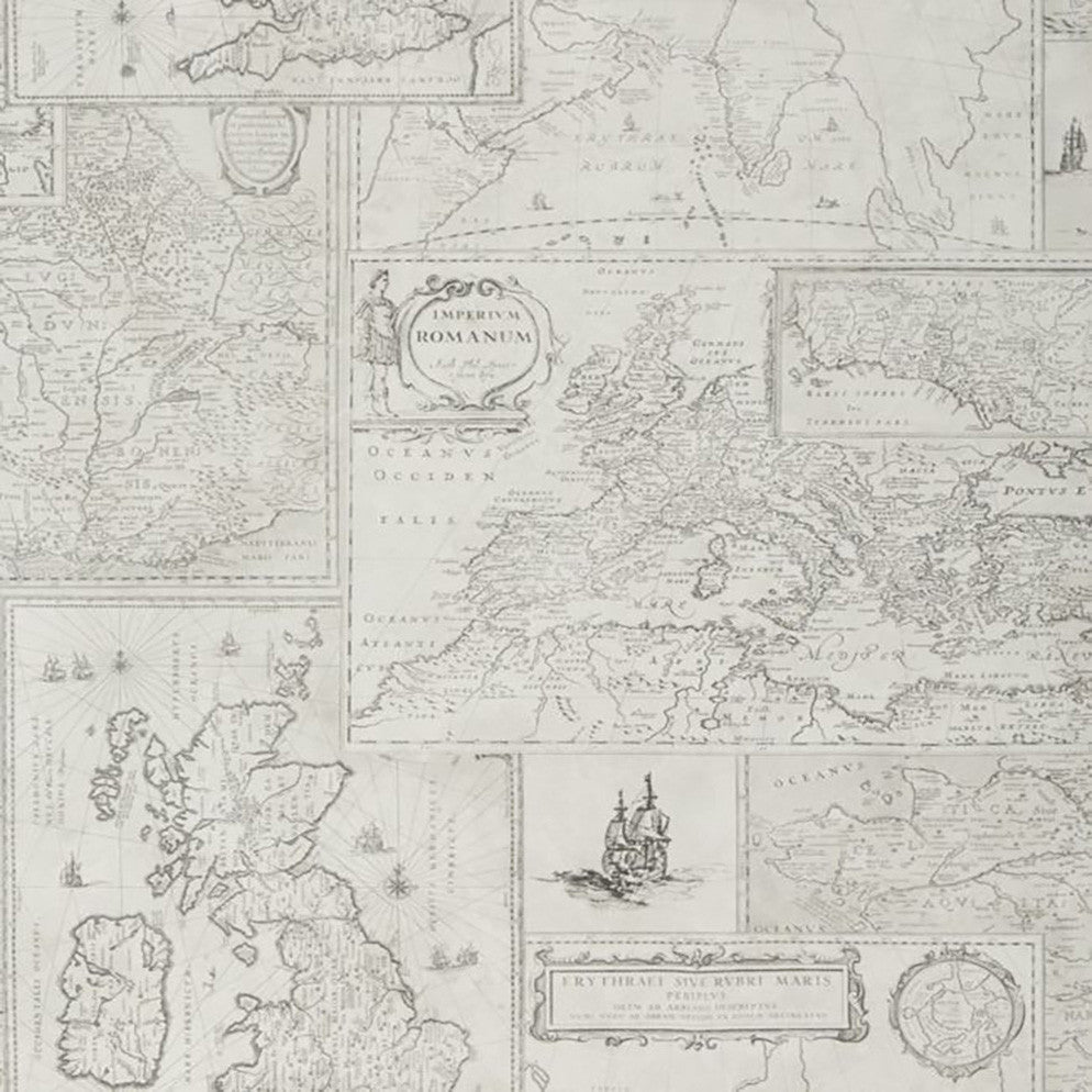 FG077/J125 Bohemian Travels Wallpaper by Mulberry Home