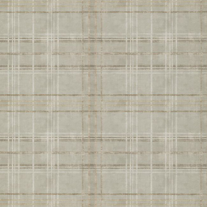 FG086/A15 Shetland Plaid Modern Country Wallpaper By Mulberry Home