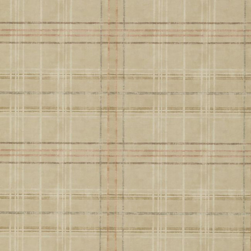 FG086/N102 Shetland Plaid Modern Country Wallpaper By Mulberry Home