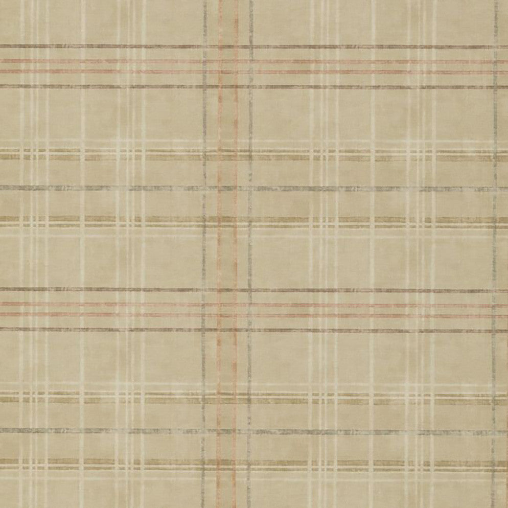 FG086/N102 Shetland Plaid Modern Country Wallpaper By Mulberry Home