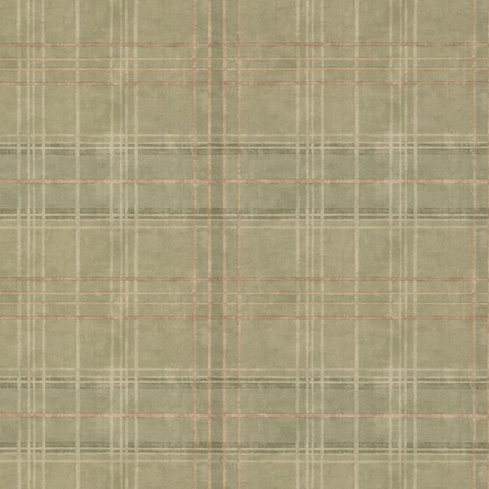 FG086/R106 Shetland Plaid Modern Country Wallpaper By Mulberry Home
