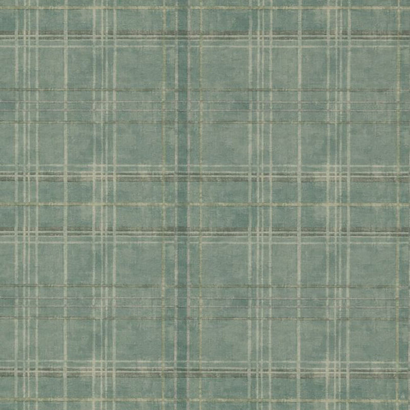 FG086/R11 Shetland Plaid Modern Country Wallpaper By Mulberry Home