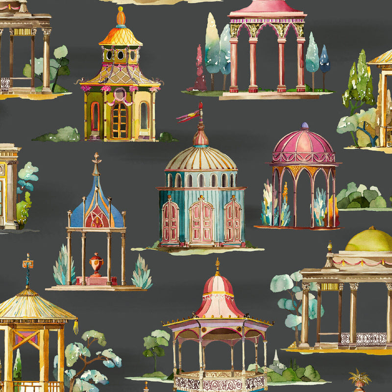FG093/A2 Follies Icons Wallpaper by Mulberry Home