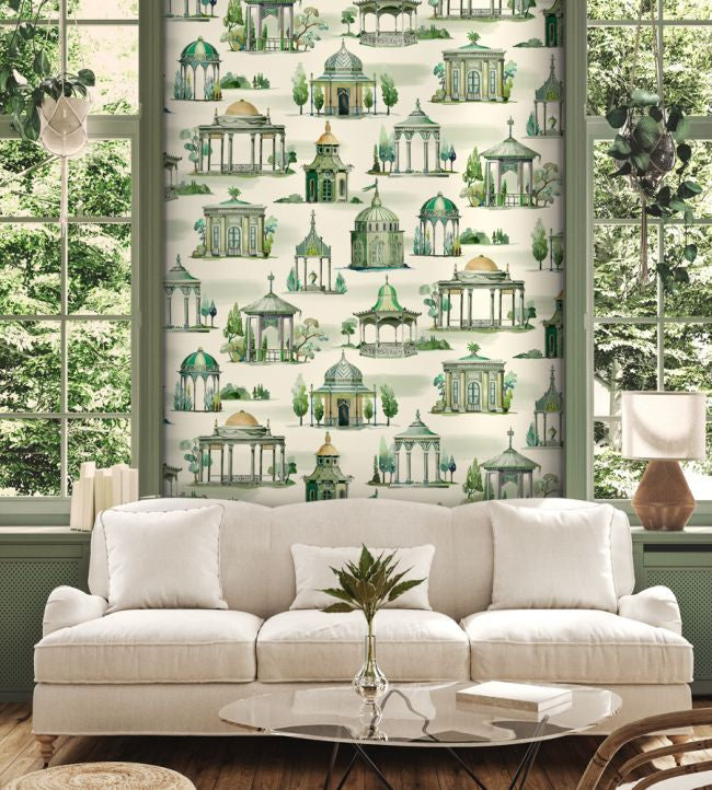 FG093/S16 Follies Icons Wallpaper by Mulberry Home