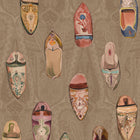 FG096/J52 Babouches Icons Wallpaper by Mulberry Home