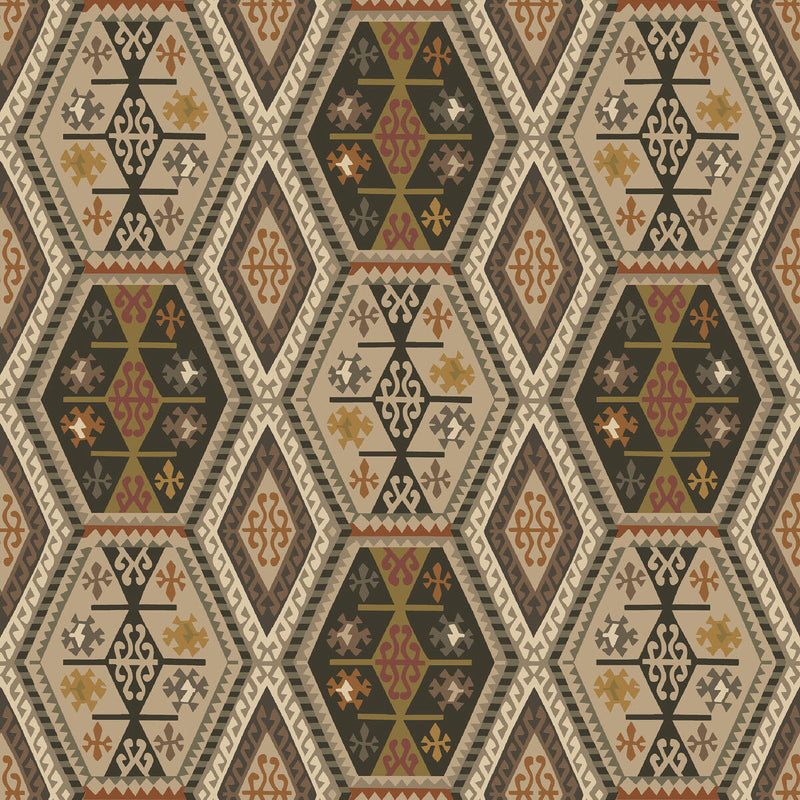 FG098/A15 Buckland Icons Wallpaper by Mulberry Home