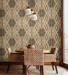 FG098/A15 Buckland Icons Wallpaper by Mulberry Home