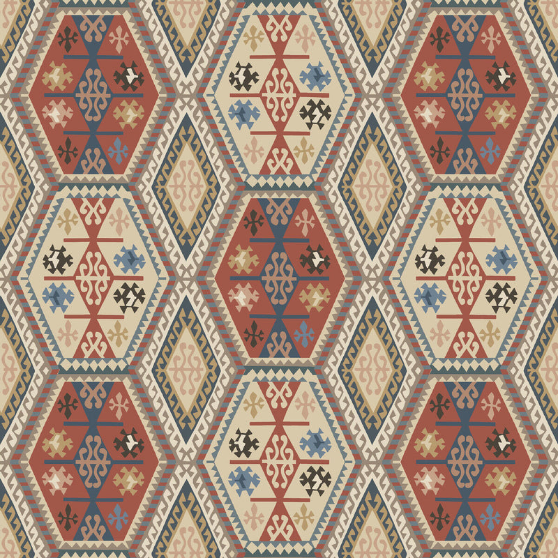 FG098/V110 Buckland Icons Wallpaper by Mulberry Home