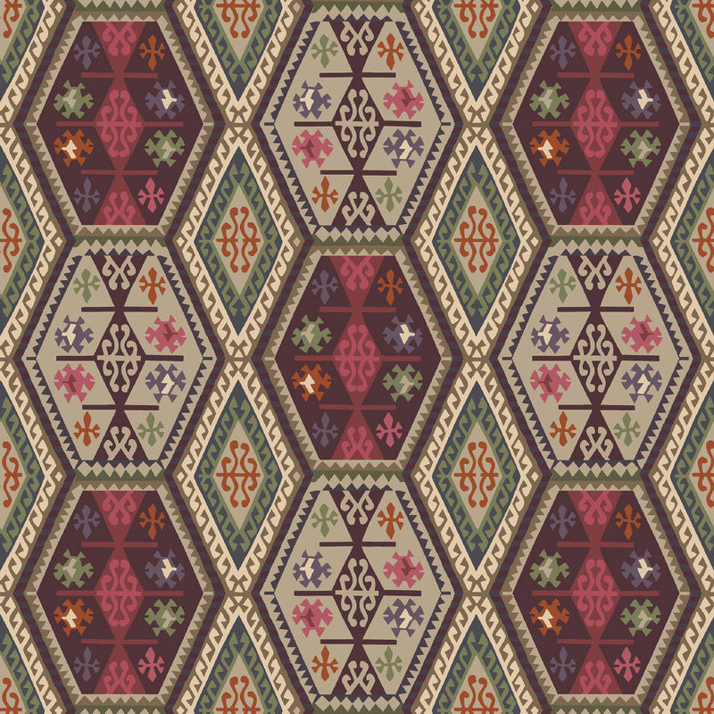 FG098/V54 Buckland Icons Wallpaper by Mulberry Home