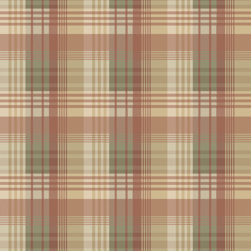 FG100/R114 Mulberry Ancient Tartan Icons Wallpaper by Mulberry Home