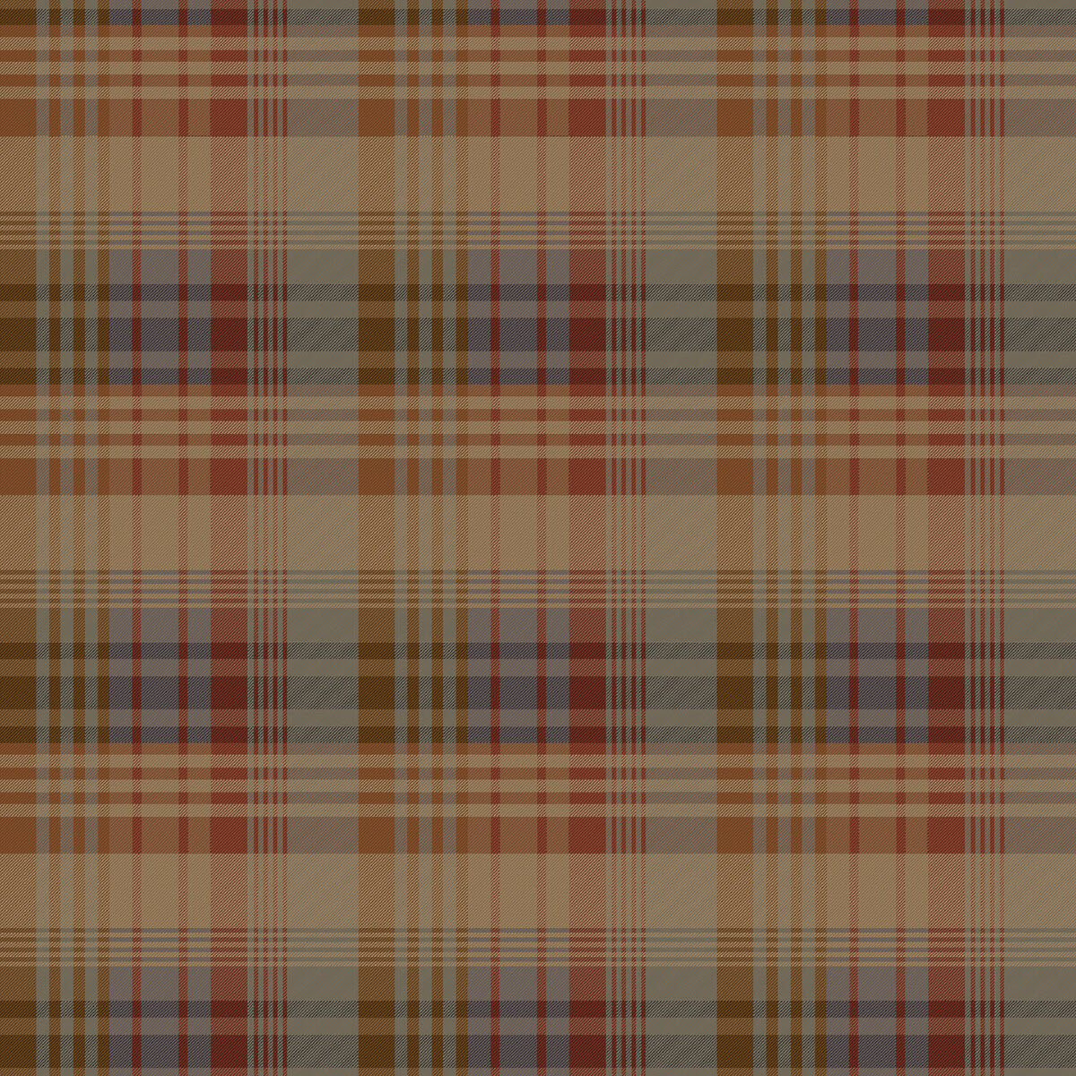 FG100/V110 Mulberry Ancient Tartan Icons Wallpaper by Mulberry Home