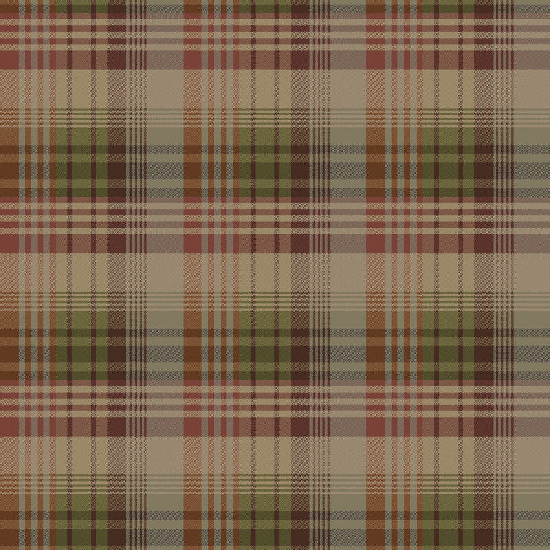 FG100/V54 Mulberry Ancient Tartan Icons Wallpaper by Mulberry Home