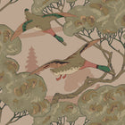 FG102/H150 Grand Flying Duck Icons Wallpaper by Mulberry Home