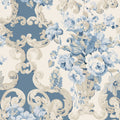 Floral Rococo Icons Wallpaper by Mulberry Home