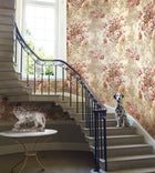 FG103/V54 Floral Rococo Icons Wallpaper by Mulberry Home