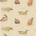 FG122.T46 Duck Pond Jewel Country Walk Wallpaper by Mulberry Home